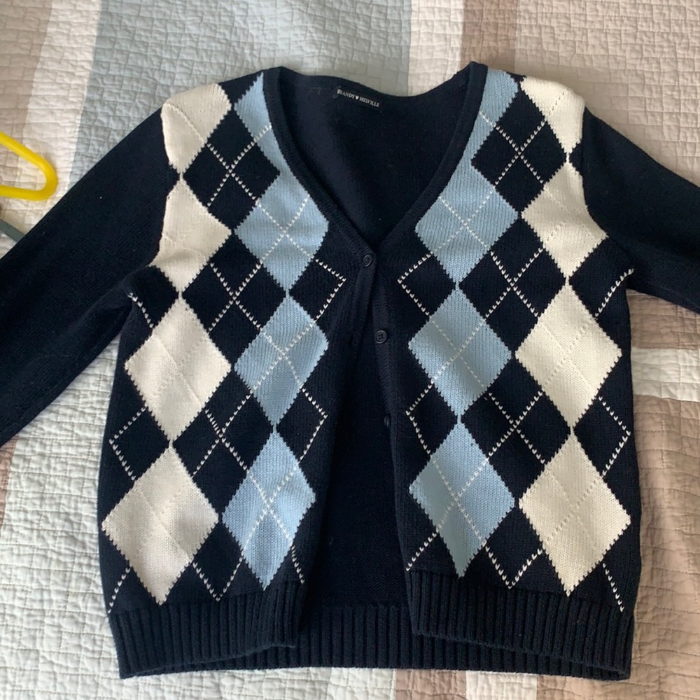 Brandy Melville sweater button over top